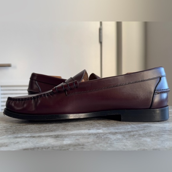 Prada Brushed Leather Loafers 12 US/ Prada Sz 9 US Penny Shiny Classic - Picture 5 of 9